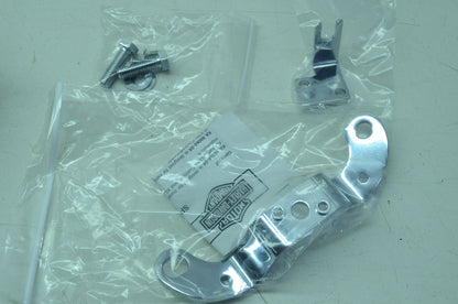 NEW OEM Harley Davidson Chrome Enricher Bracket Kit 16358-04 NOS