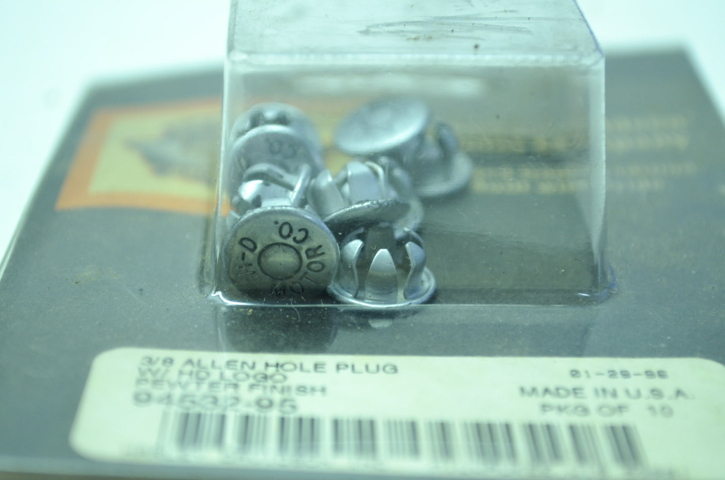Harley-Davidson 3/8 Allen Hole Plugs Qty 10 NOS