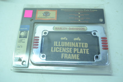 OEM Harley-Davidson 59030-03 Illuminating License Plate Frame NOS