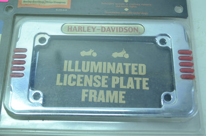 OEM Harley-Davidson 59030-03 Illuminating License Plate Frame NOS