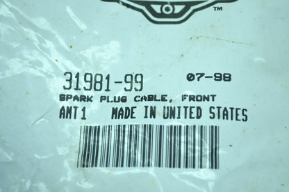 OEM Harley-Davidson 31981-99 Front Spark Plug Cable Assembly NOS