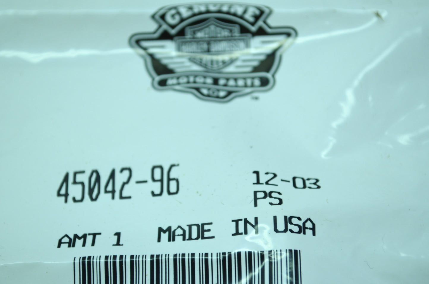 NEW OEM Harley-Davidson Indicator Light Lens Clear 45042-96 NOS