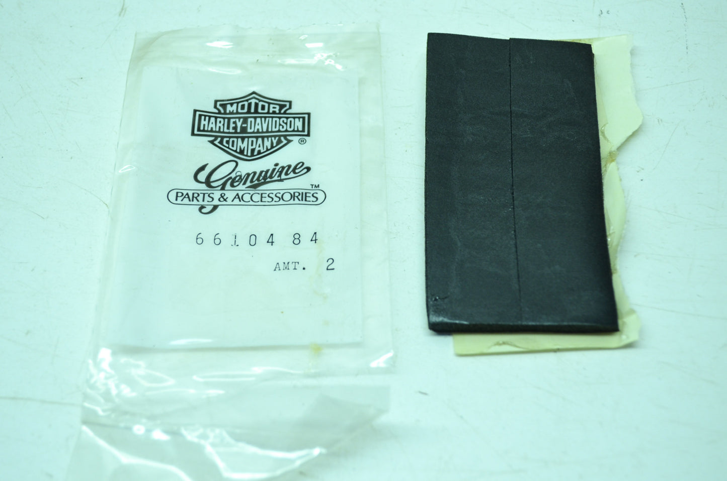 OEM Harley-Davidson 66104-84 Rear Body Support Pad Qty 2 NOS
