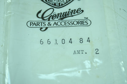 OEM Harley-Davidson 66104-84 Rear Body Support Pad Qty 2 NOS