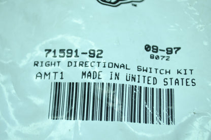 OEM Harley-Davidson 71591-92 Right Directional Switch Kit NOS