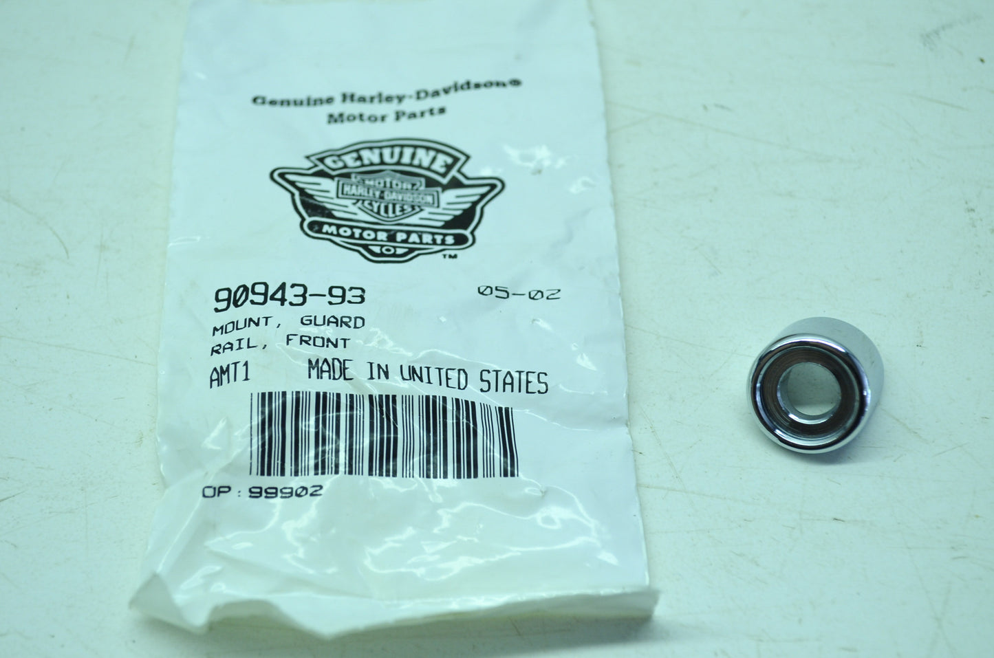 OEM Harley-Davidson 90943-93 Front Guard Rail Mount NOS