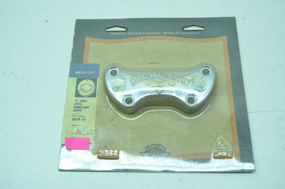 OEM Harley-Davidson 56179-97 Upper Clamp Handlebar "V-Wing" NOS