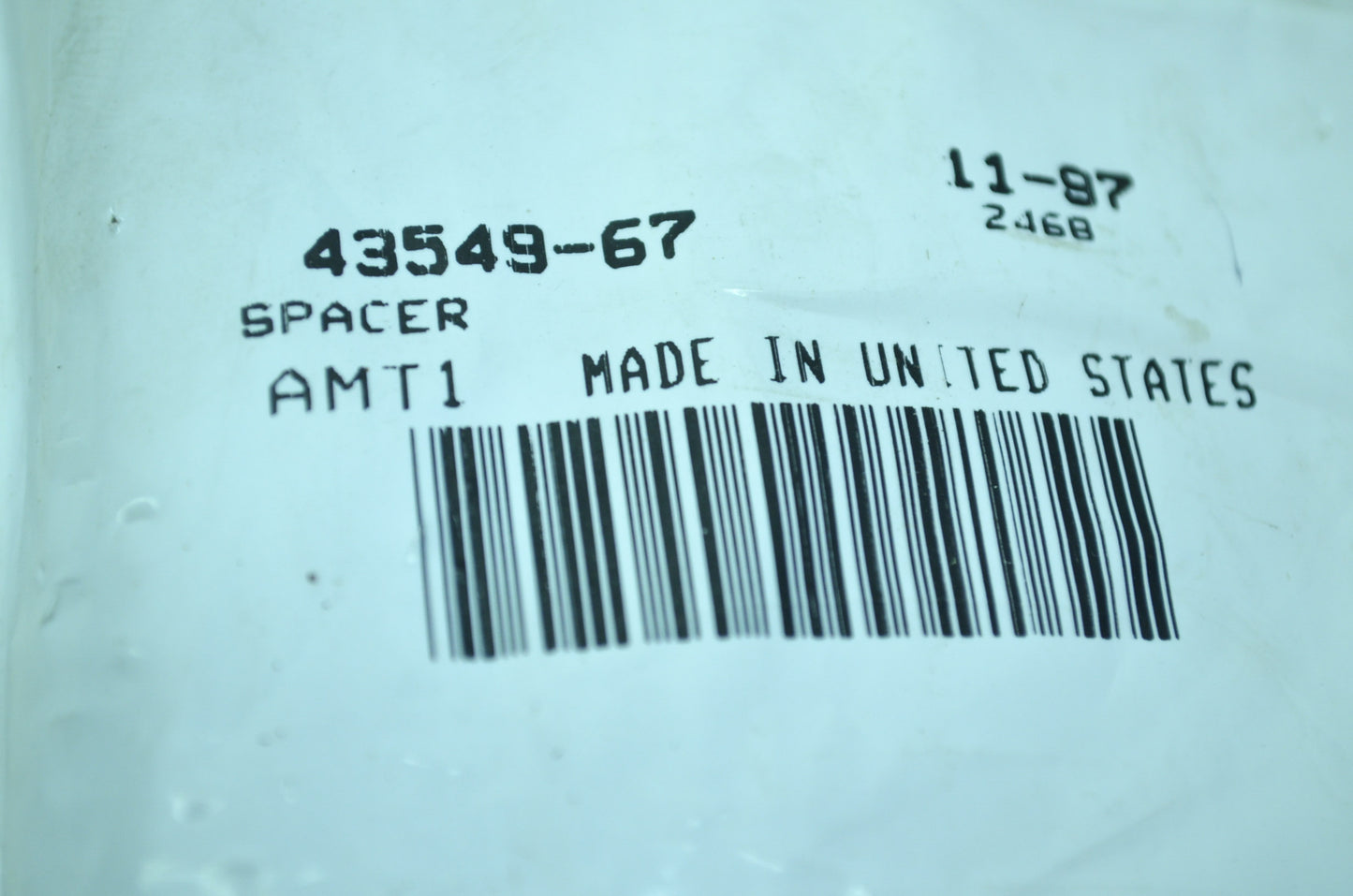 Wheel Spacer NOS