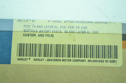 OEM Harley-Davidson 56179-97 Upper Clamp Handlebar "V-Wing" NOS