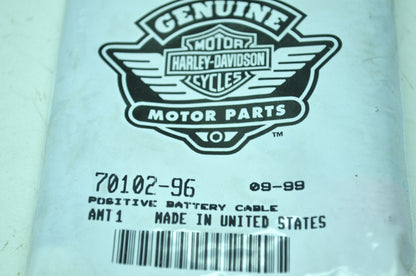OEM Harley-Davidson 70102-96 Positive Battery Cable NOS