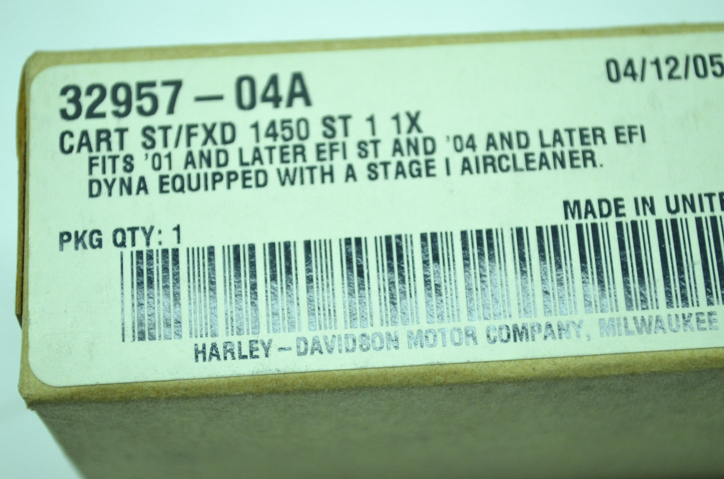 NEW OEM Harley-Davidson Performance Cartridge 01-05 FXST FXD 1450 Stage 1 EFI 32