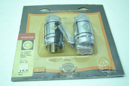 NEW OEM Harley-Davidson Shock Upper Covers 54341-96 NOS