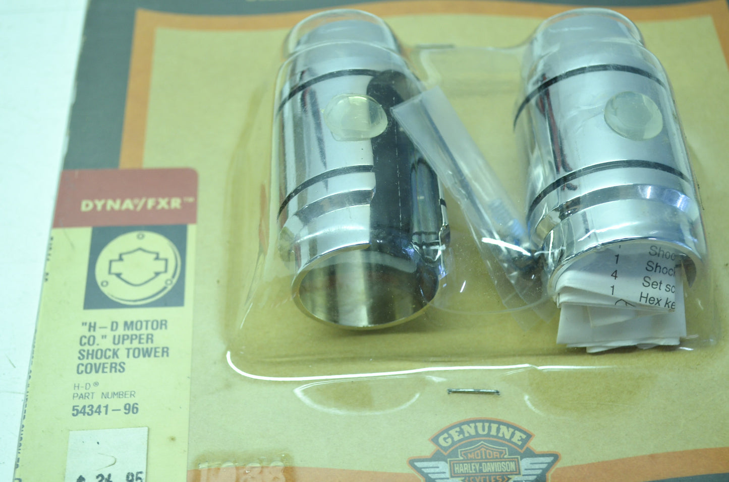 NEW OEM Harley-Davidson Shock Upper Covers 54341-96 NOS
