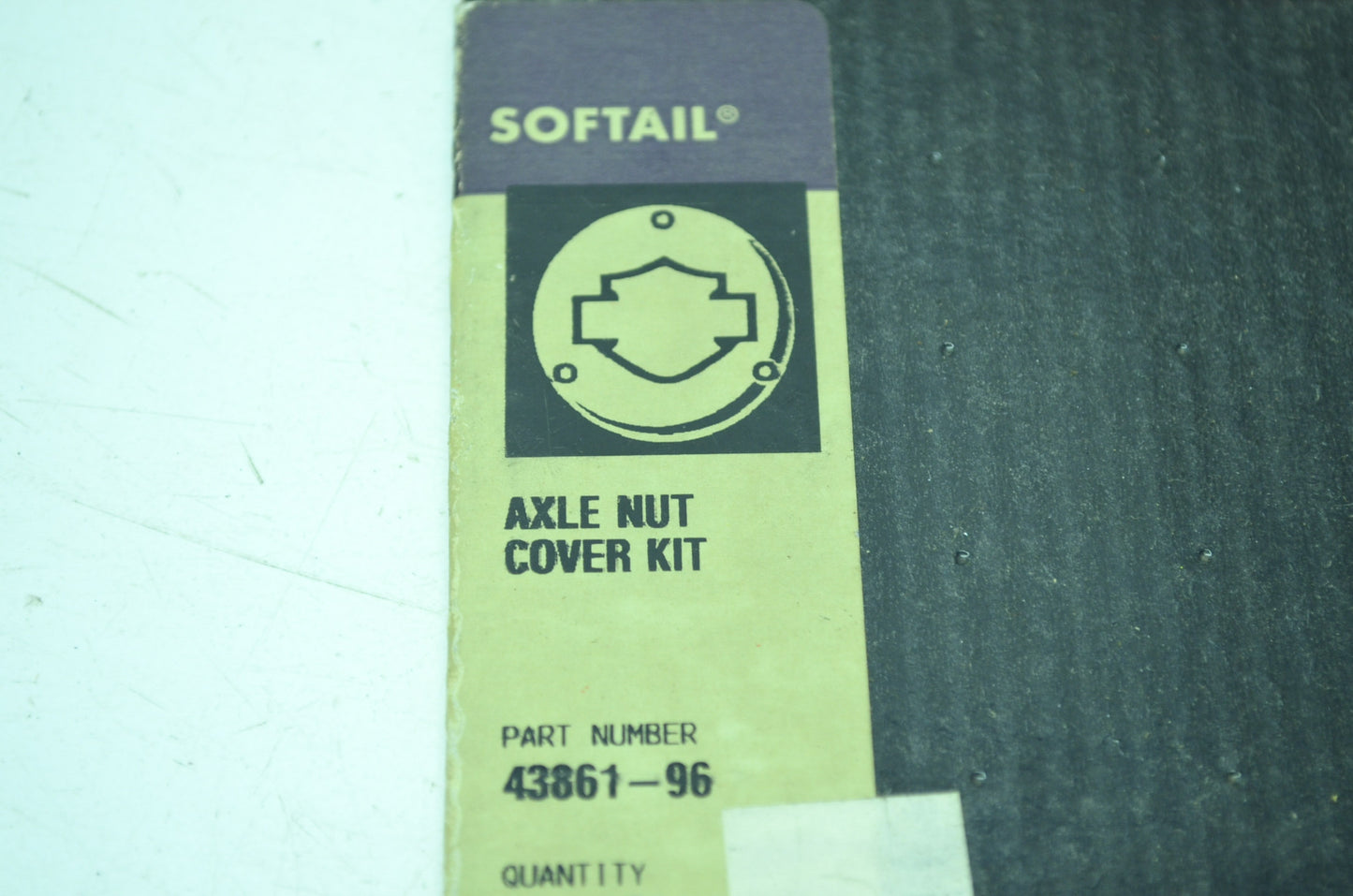 OEM Harley-Davidson 43861-96 Satin Cover Axle Nut Cover NOS