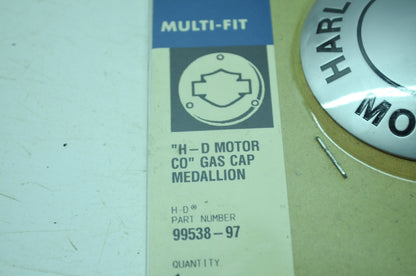 NEW OEM Harley-Davidson Gas Cap Cover 99538-97 NOS