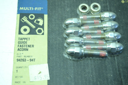 NEW OEM Harley-Davidson Tappet Guide Fastener Kit 94263-94T NOS