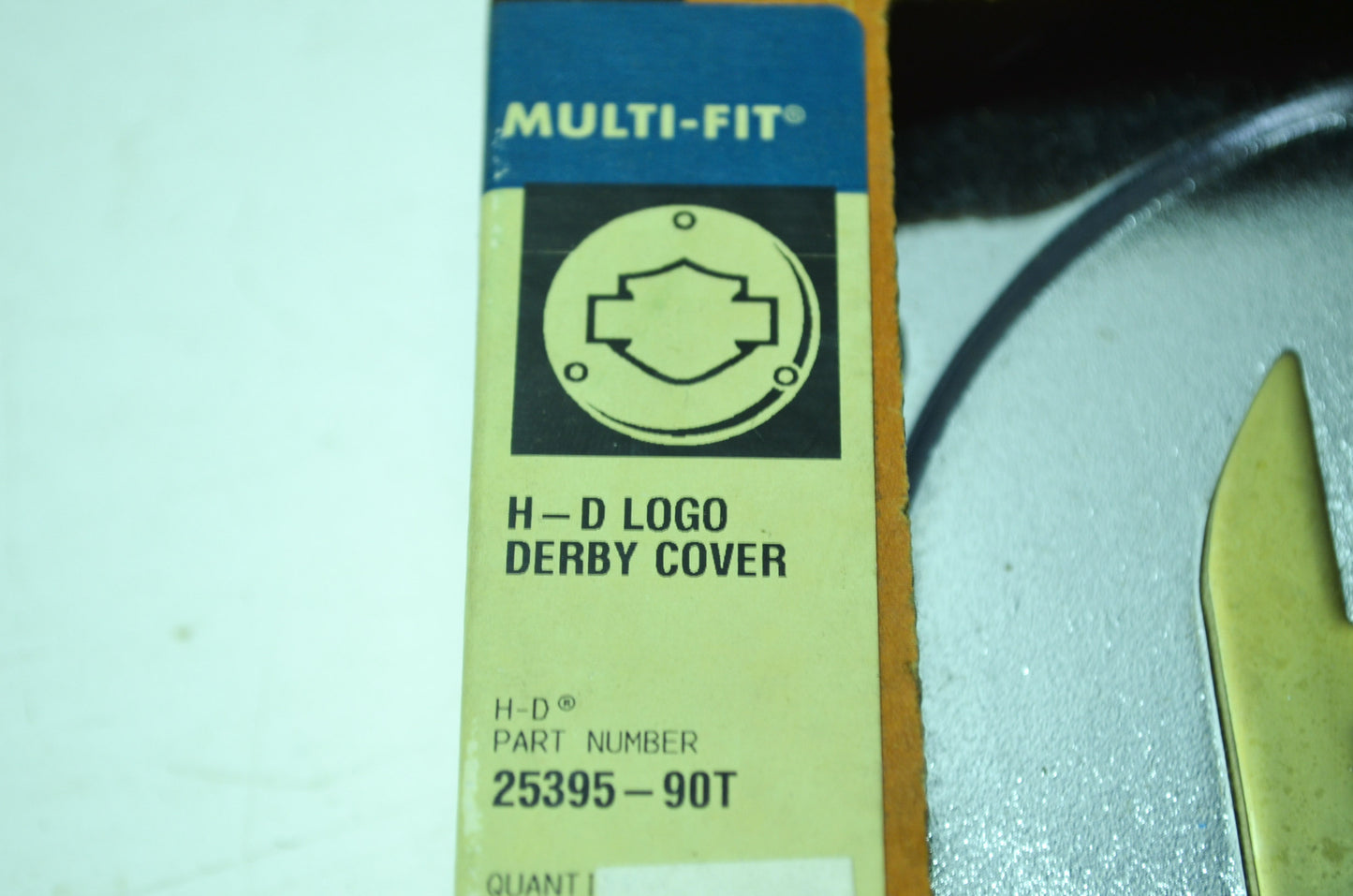 OEM Harley-Davidson 25395-90T Gold Derby Cover NOS