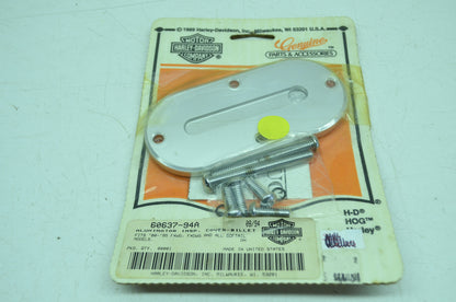 OEM Harley-Davidson 60637-94A Aluminator Inspection Cover Billet NOS