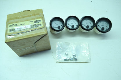 NEW OEM Harley Davidson Guage Kit Oil Air Battery Fuel 74458-00 NOS