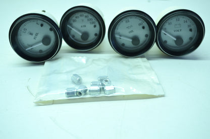 NEW OEM Harley Davidson Guage Kit Oil Air Battery Fuel 74458-00 NOS
