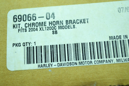NEW OEM Harley-Davidson Horn Bracket 69066-04 NOS