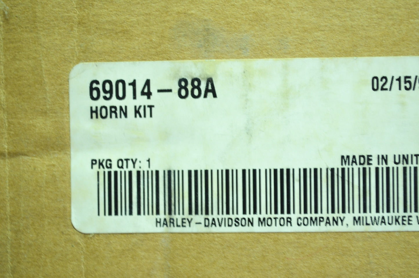 Horn Kit NOS
