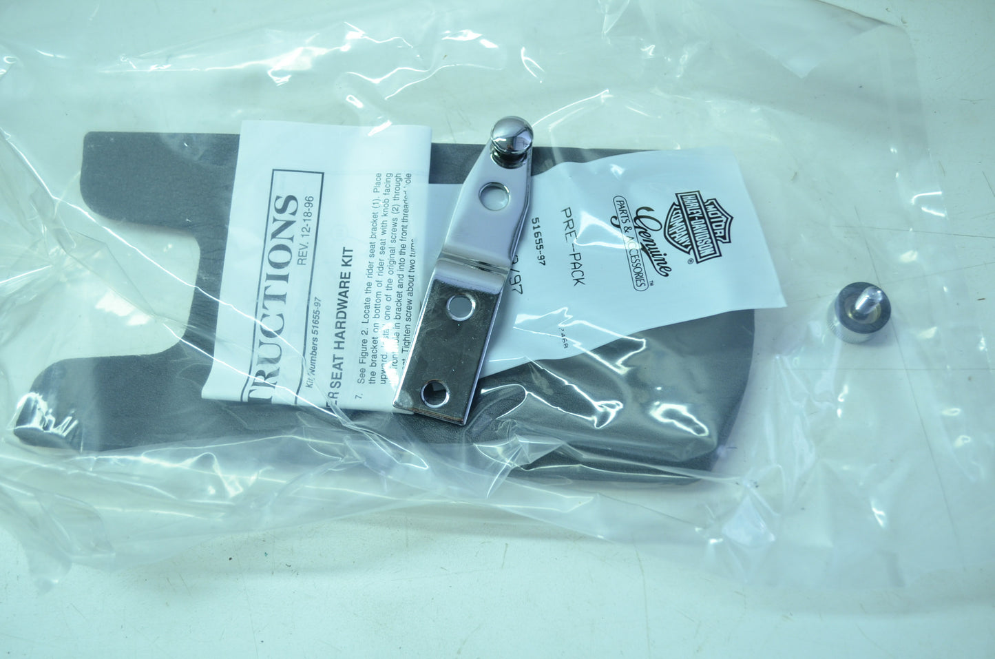 NEW OEM Harley Davidson Detachable Pillon Hardware Kit 97-03 XL Sportster 51655-