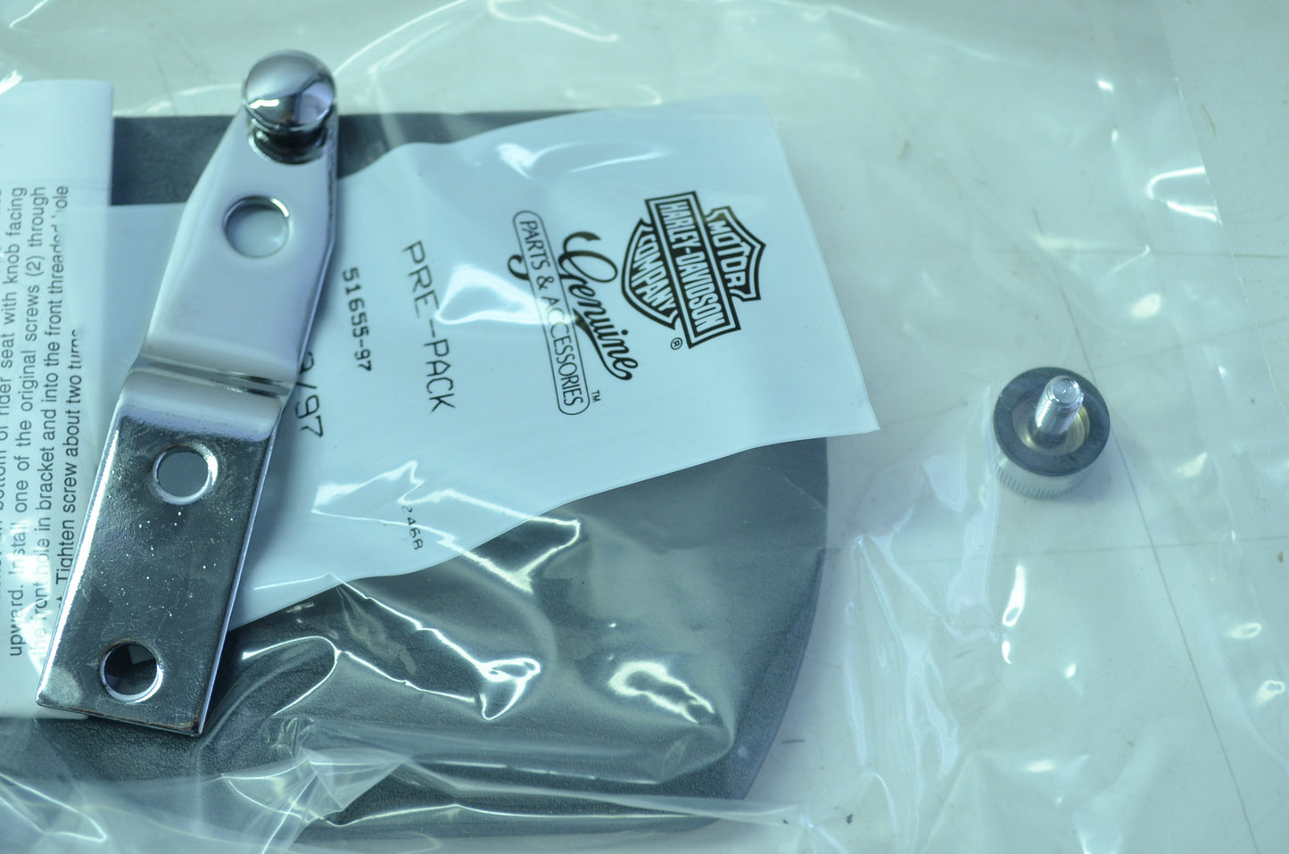 NEW OEM Harley Davidson Detachable Pillon Hardware Kit 97-03 XL Sportster 51655-