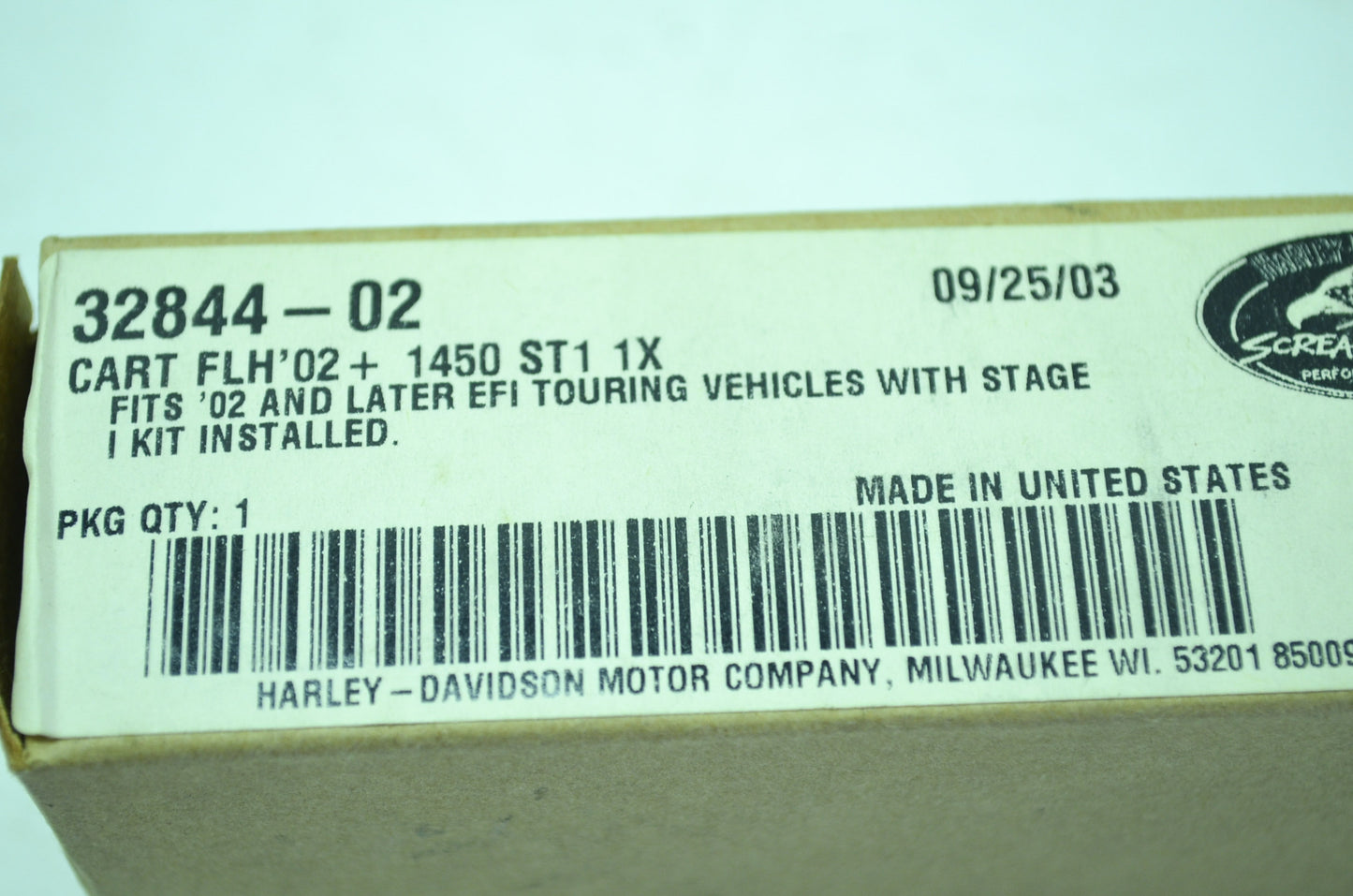 NEW OEM Harley-Davidson Performance Cartrigde 1450 Stage 1 Touring 02-03 32844-0