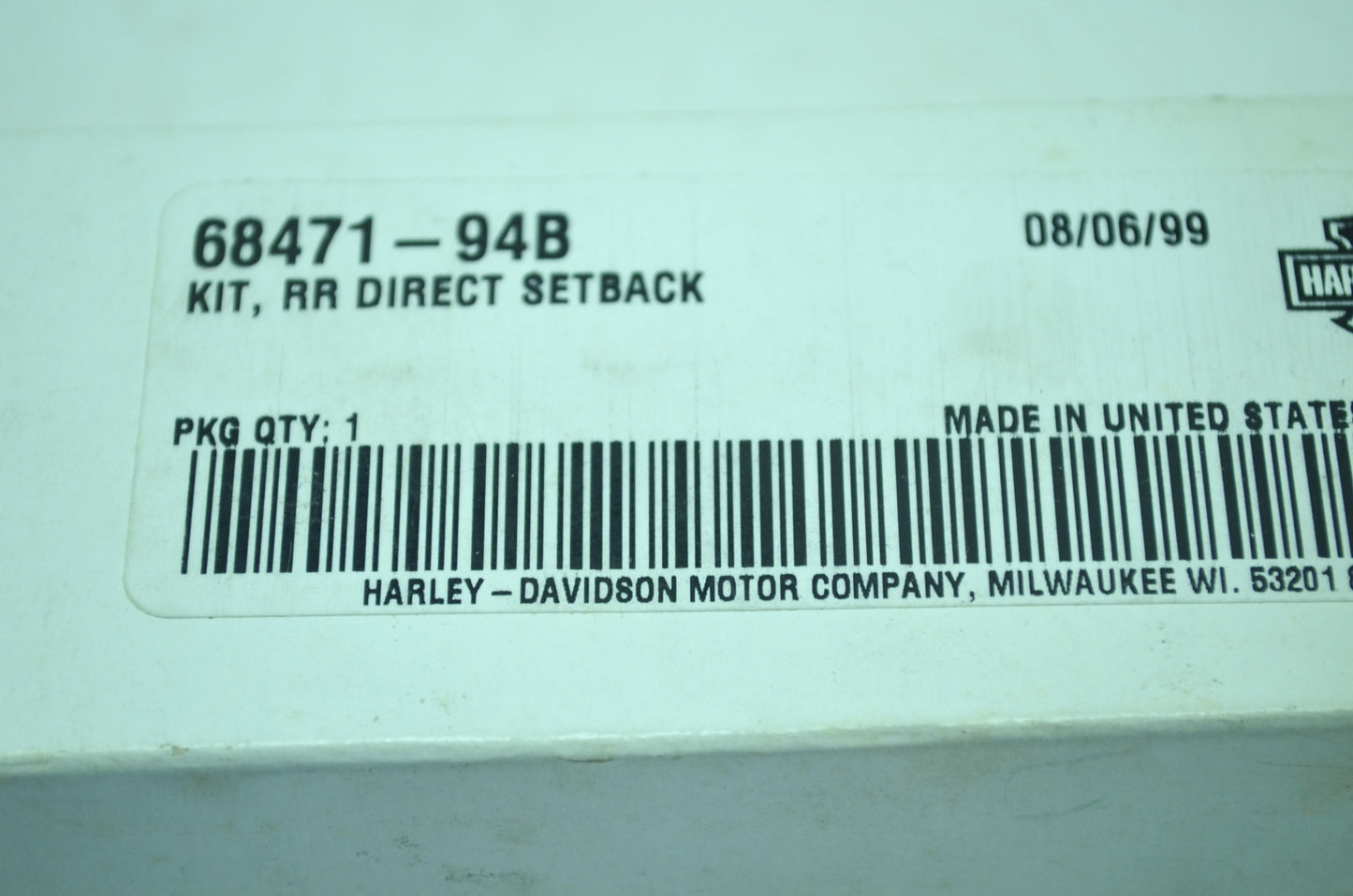 OEM Harley-Davidson 68471-94B Rear Directional Relocation Kit NOS