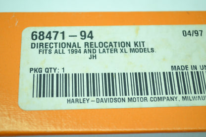 OEM Harley-Davidson 68471-94 Directional Relocation Kit NOS