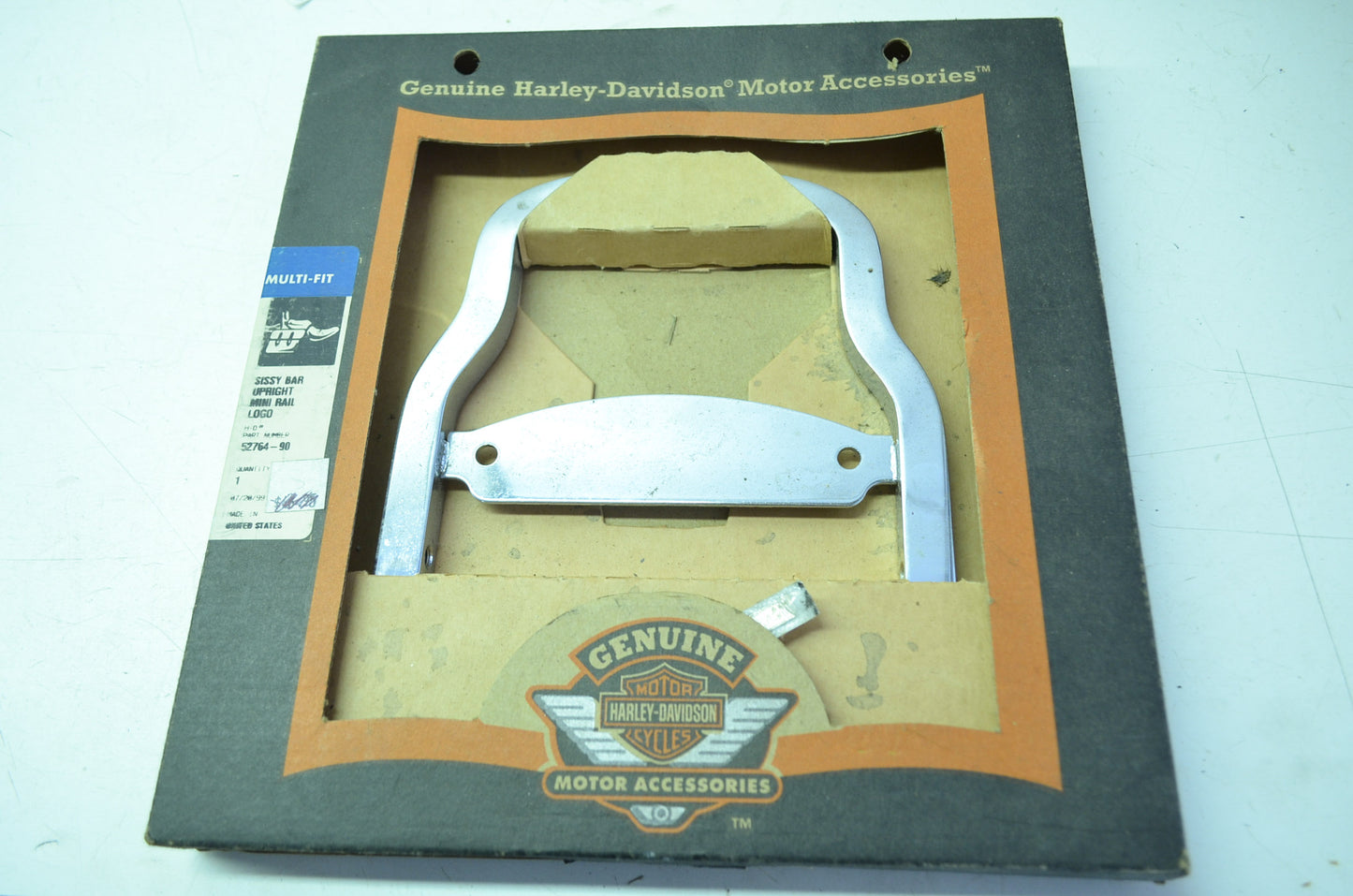 NEW OEM Harley Davidson Sissy Bar Upright 52764-90 NOS