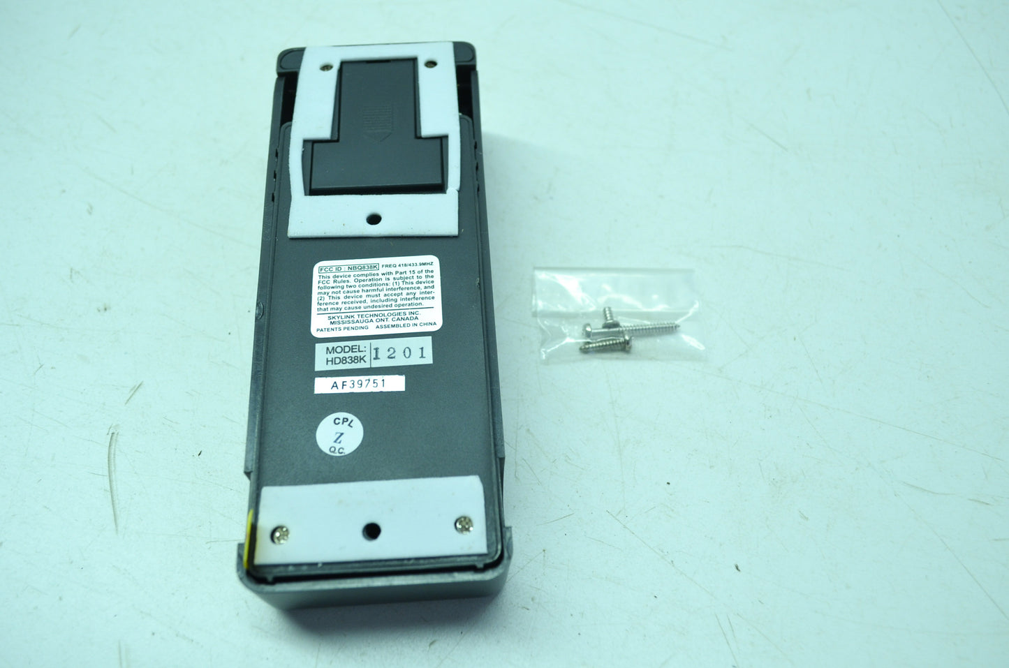 NEW OEM Harley-Davidson Touch Pad Garage Door Opener 91575-01 NOS