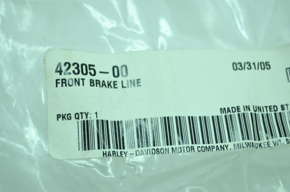 OEM Harley-Davidson 42305-00 Front Brake Line NOS