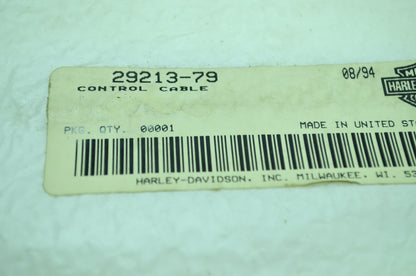 OEM Harley-Davidson 29213-79 Choke Control Cable NOS
