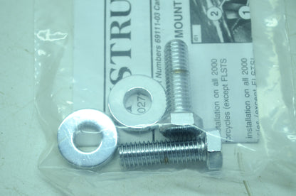 OEM Harley-Davidson 69111-03 Chrome Motor Mount Bracket Kit NOS