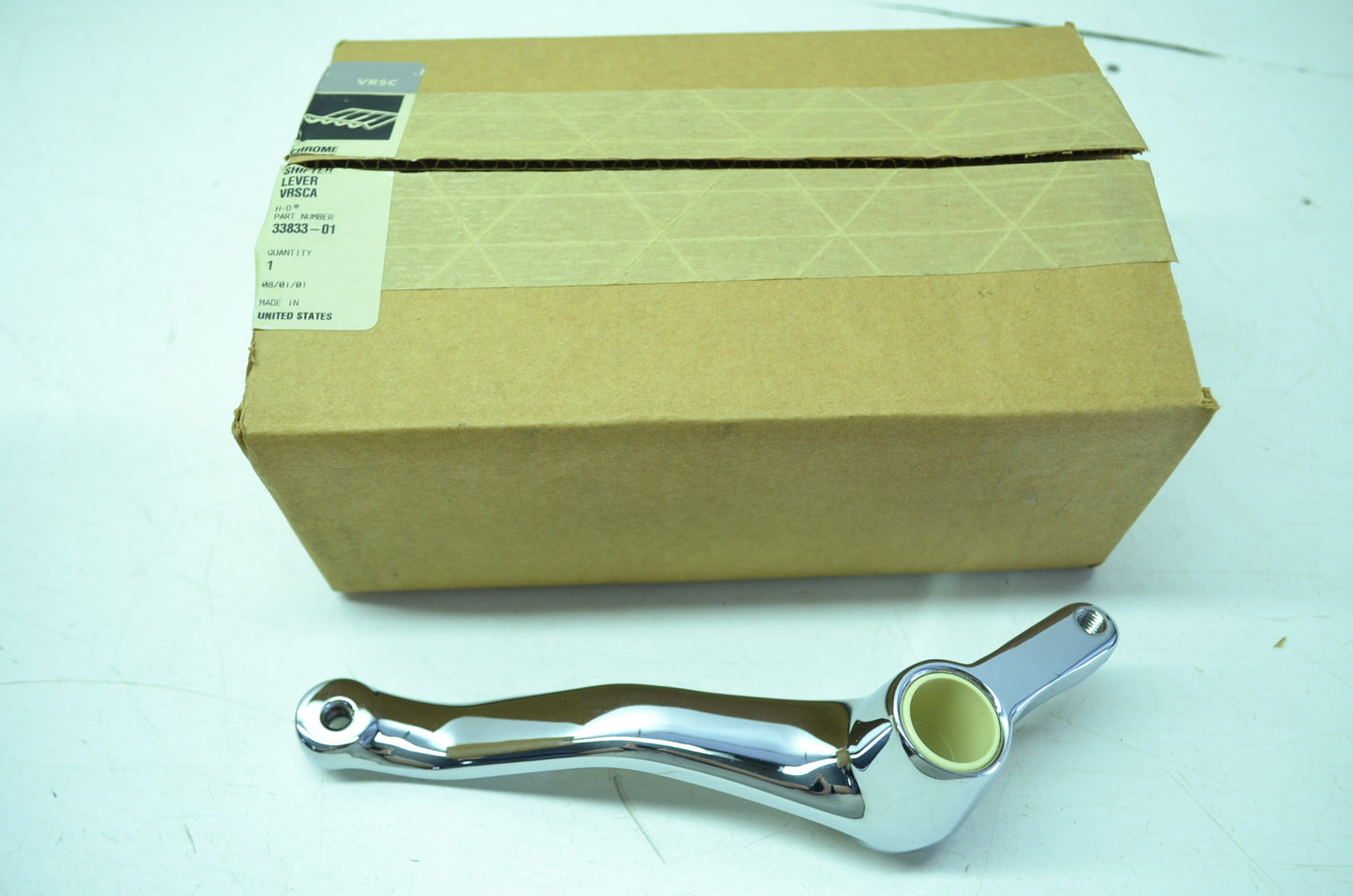 NEW OEM Harley Davidson Chrome Shift Shifter Lever 33833-01 NOS