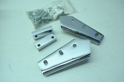 OEM Harley-Davidson 50601-83 Foot Floor Board Passenger Chrome Covers FXRT FLT F