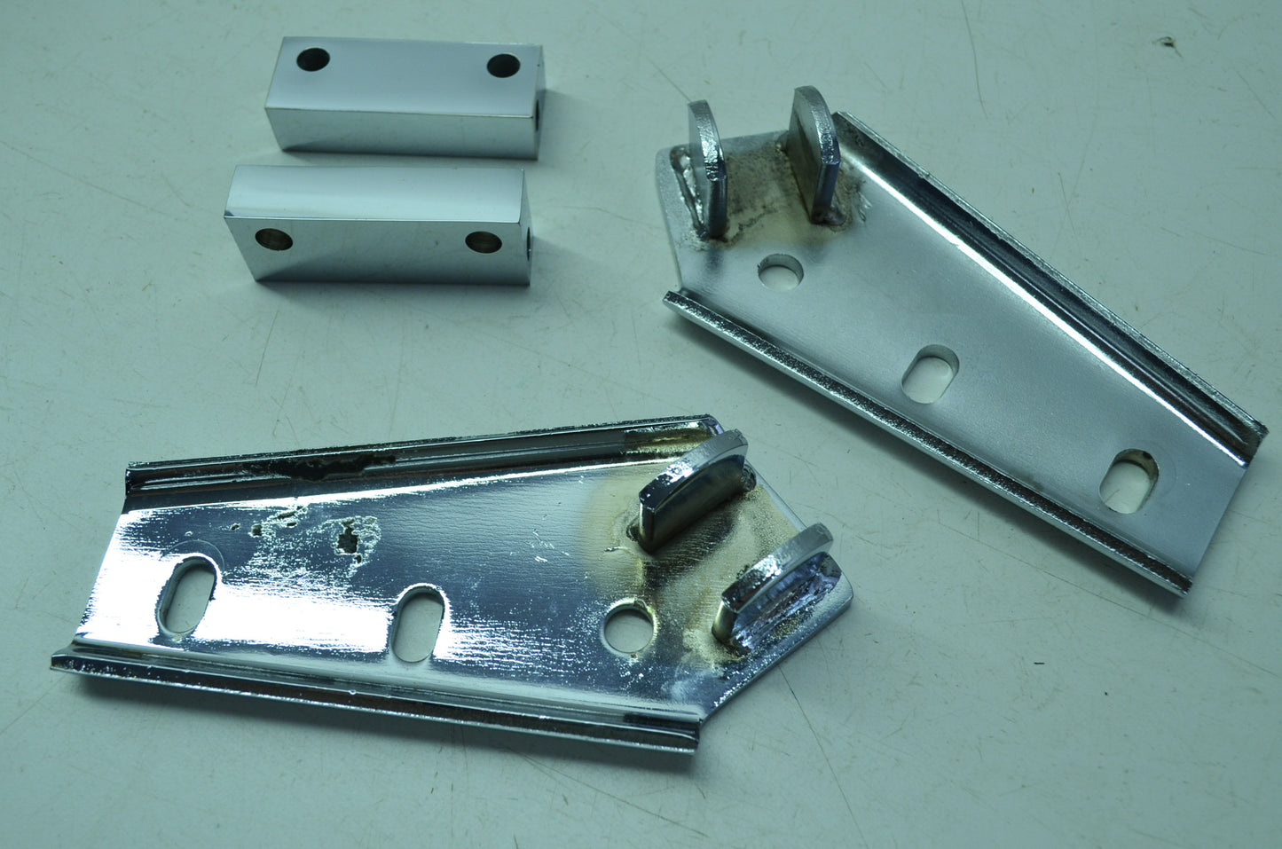 OEM Harley-Davidson 50601-83 Foot Floor Board Passenger Chrome Covers FXRT FLT F