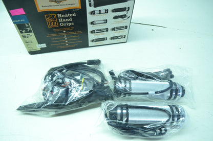 NEW OEM Harley Davidson Heat Hand Grip Kit Billet Narrow Style 56822-03 NOS