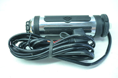 ONE Left Heated Hand Grip Chrome & Rubber NOS