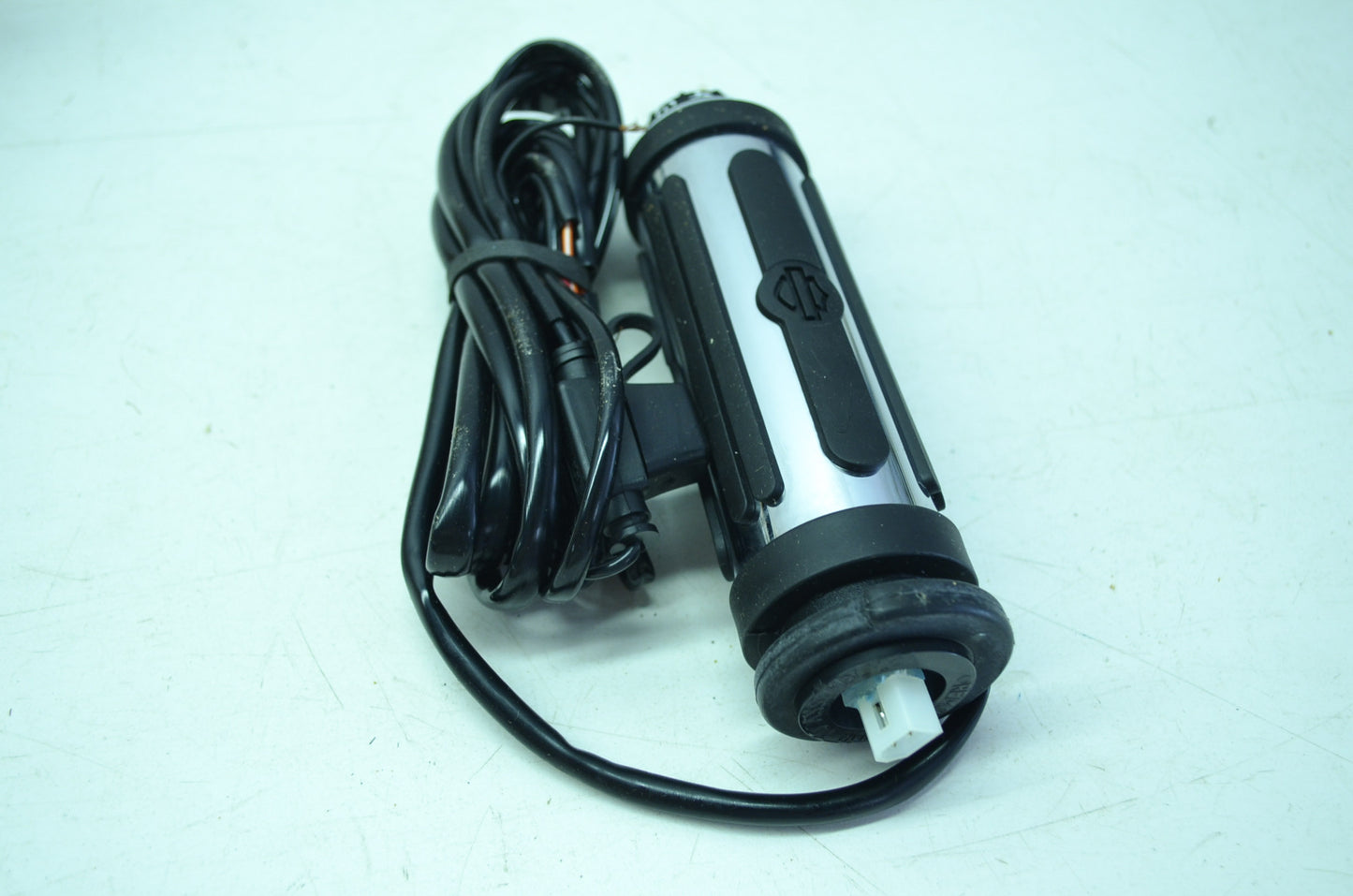 ONE Left Heated Hand Grip Chrome & Rubber NOS