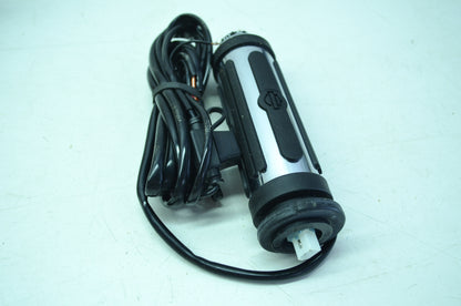 ONE Left Heated Hand Grip Chrome & Rubber NOS
