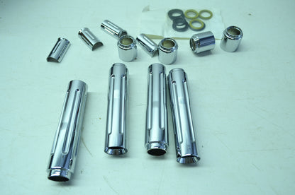 NEW OEM Harley Davidson Chrome Billet Pushrod Cover Kit 18096-00 NOS