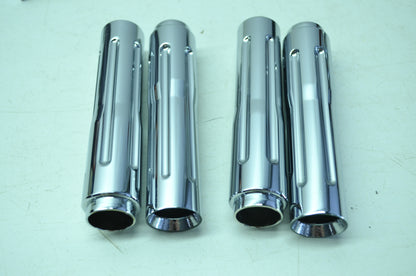 NEW OEM Harley Davidson Chrome Billet Pushrod Cover Kit 18096-00 NOS