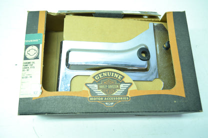 NEW OEM Harley Davidson Oil Pump Cover Chrome 96-92 FLH FLHT 66130-98 NOS