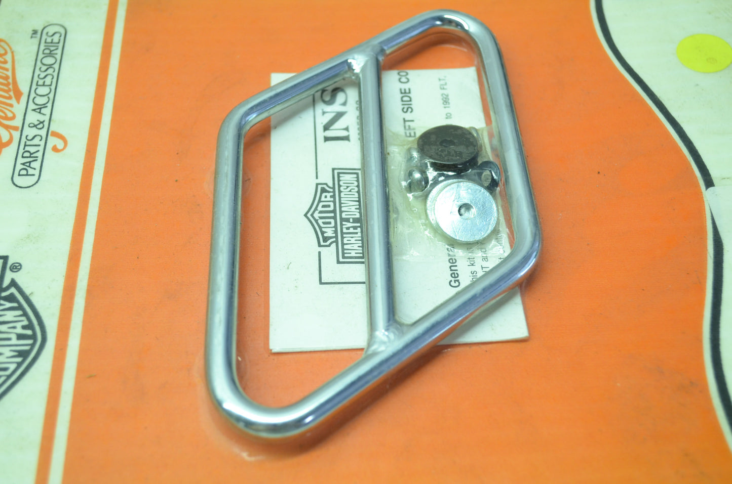 OEM Harley-Davidson 66053-92 Left Side Chrome Trim Rail NOS
