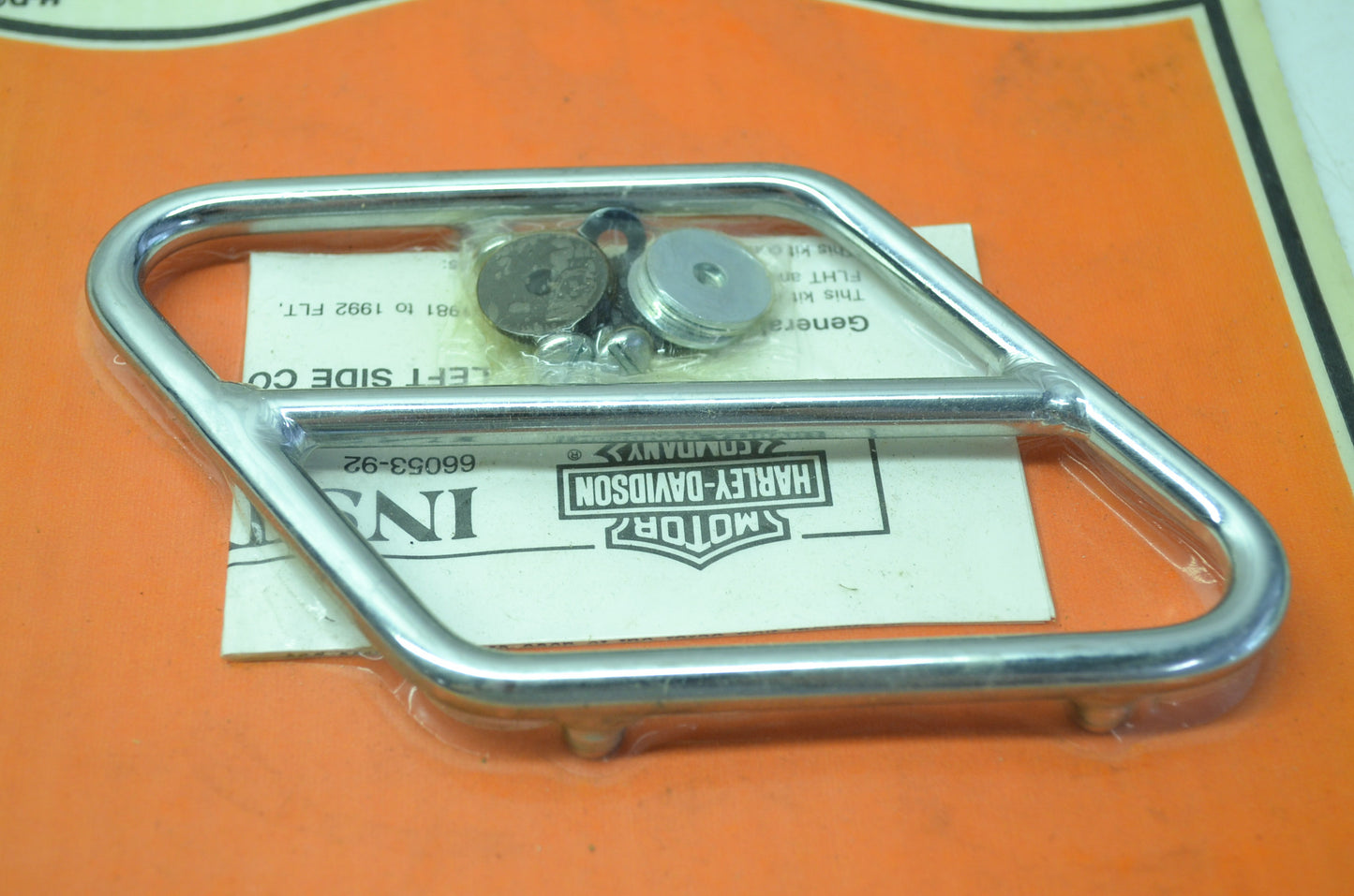 OEM Harley-Davidson 66053-92 Left Side Chrome Trim Rail NOS