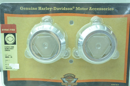 OEM Harley-Davidson 46656-06 Fluted Fork Slider Cover NOS