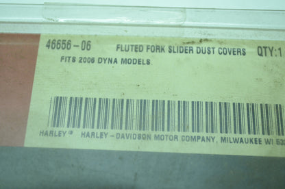 OEM Harley-Davidson 46656-06 Fluted Fork Slider Cover NOS